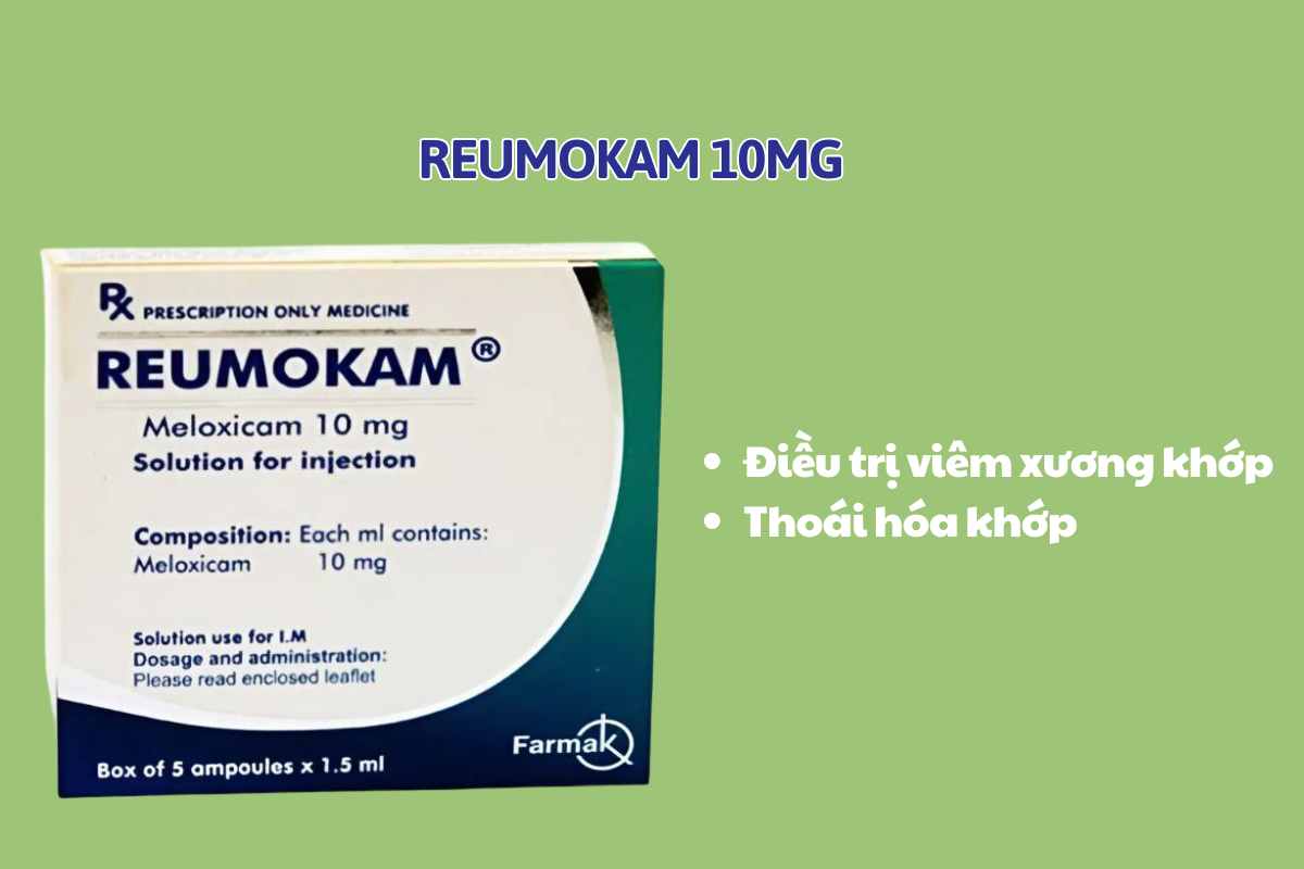 Reumokam 10mg điều trị thoái hóa khớp