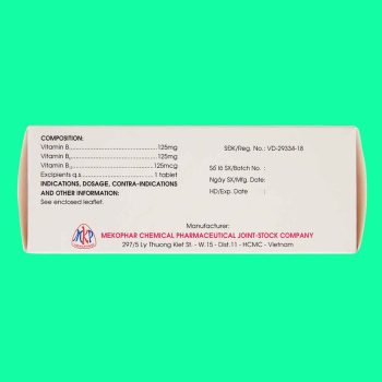Vitamin B1-B6-B12 Mekophar
