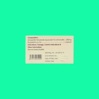 Amoxicillin 250mg Mekophar