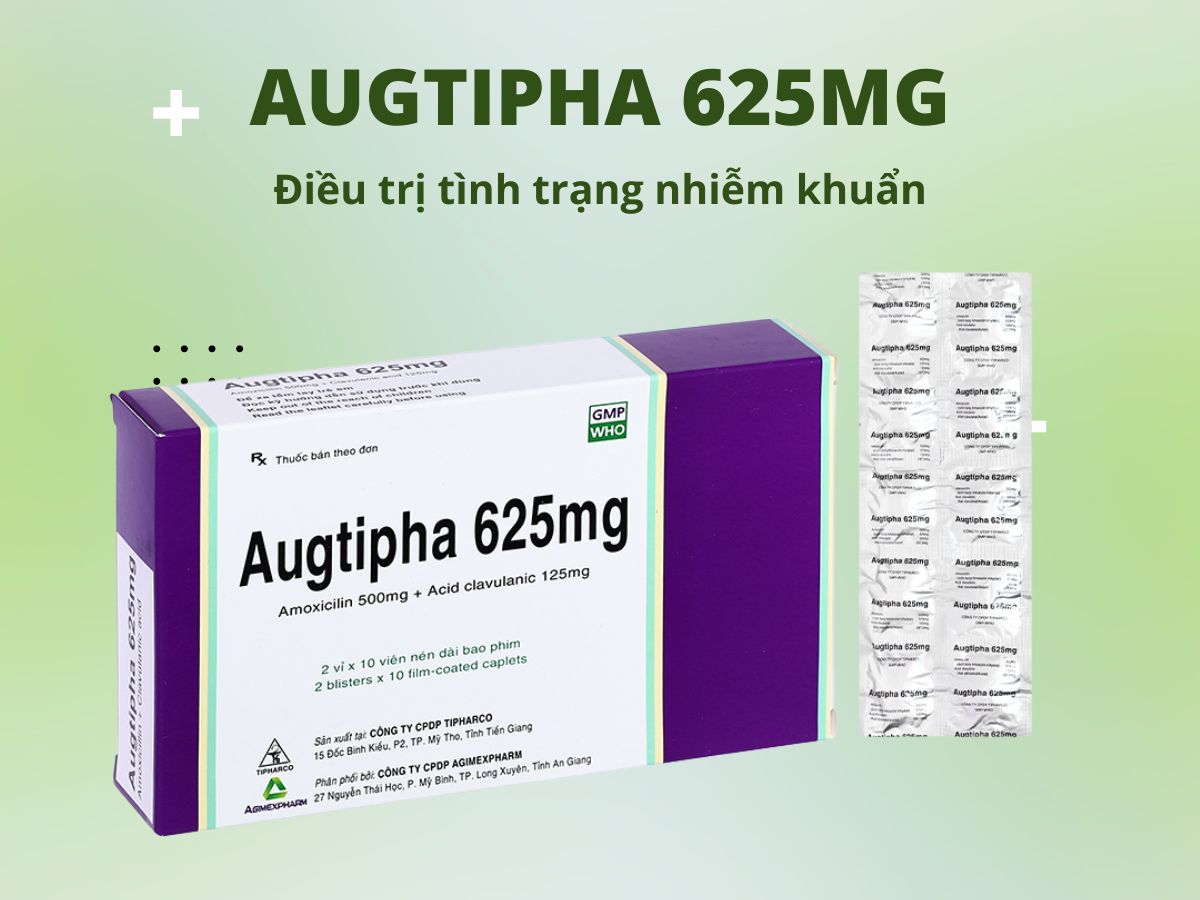 Công dụng của thuốc Augtipha 625mg