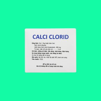 Calci Clorid Vidipha 0,5g/5ml