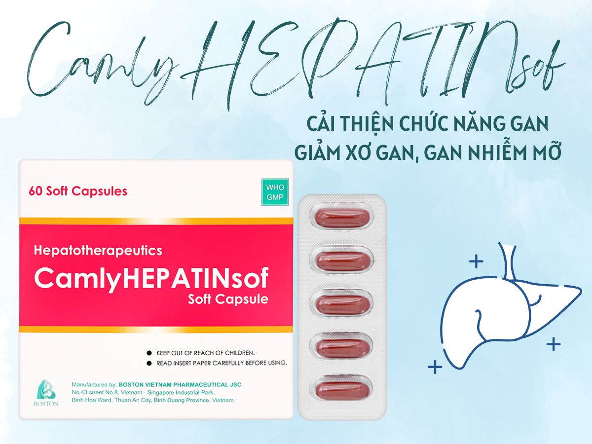 CamlyHEPATINsof điều trị rối loạn chức năng gan