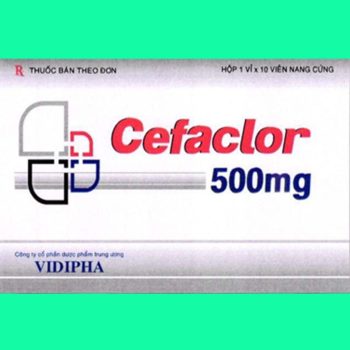 Thuốc Cefaclor 500mg Vidipha có tác dụng điều trị nhiễm khuẩn nhạy cảm với thuốc