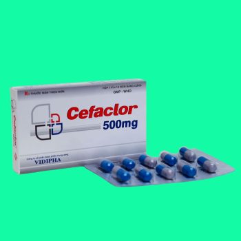 Thuốc Cefaclor 500mg Vidipha có tác dụng điều trị nhiễm khuẩn nhạy cảm với thuốc