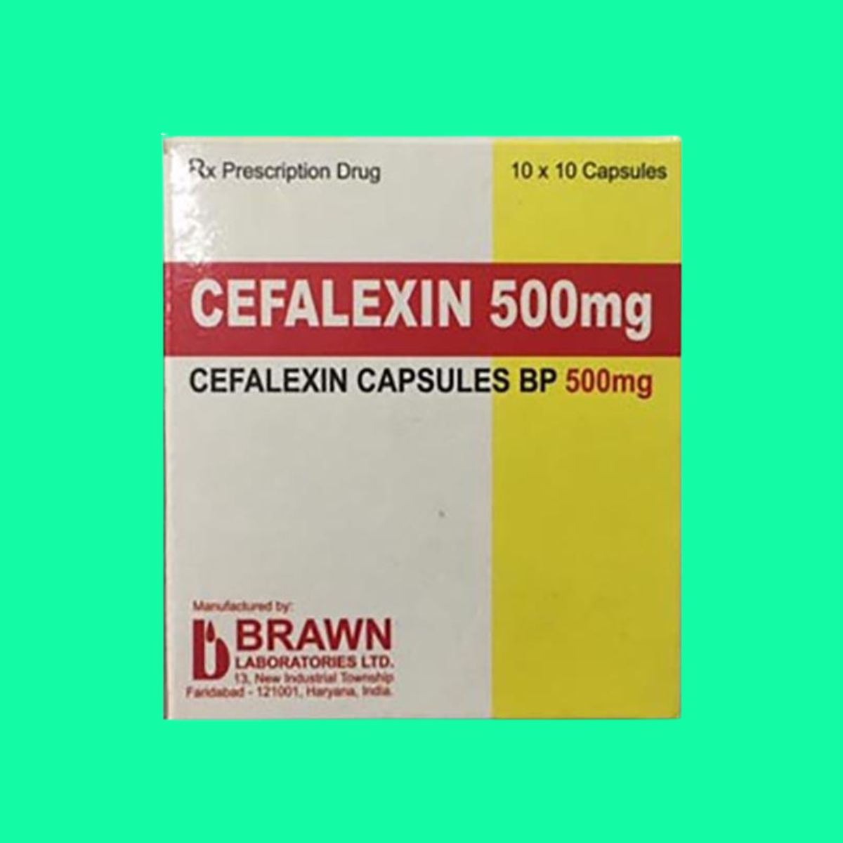 Cefalexin 500mg Brawn (2) Cefalexin 500mg Brawn