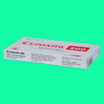 Thuốc Cepoxitil 200 Pymepharco có tác dụng điều trị nhiễm khuẩn nhạy cảm với thuốc