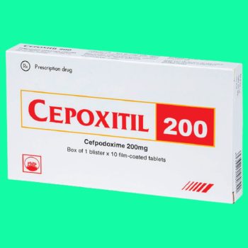 Thuốc Cepoxitil 200 Pymepharco có tác dụng điều trị nhiễm khuẩn nhạy cảm với thuốc