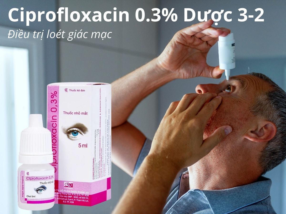 Ciprofloxacin 0.3% Dược 3-2