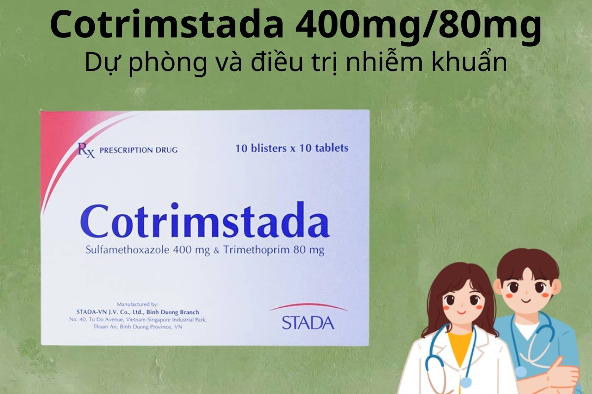Cotrimstada 9 Cotrimstada dự phòng và điều trị nhiễm khuẩn