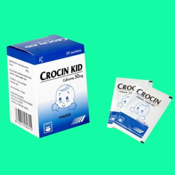 Thuốc Crocin Kid 50mg có tác dụng điều trị các nhiễm khuẩn nhạy cảm với thuốc