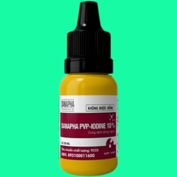 Dung dịch Danapha PVP - IODINE 10% có tác dụng sát trùng các vết thương hở
