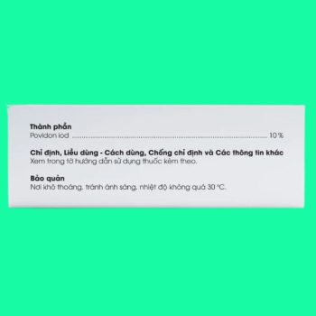 Dung dịch Danapha PVP - IODINE 10% có tác dụng sát trùng các vết thương hở