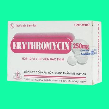 Erythromycin 250mg Mekophar