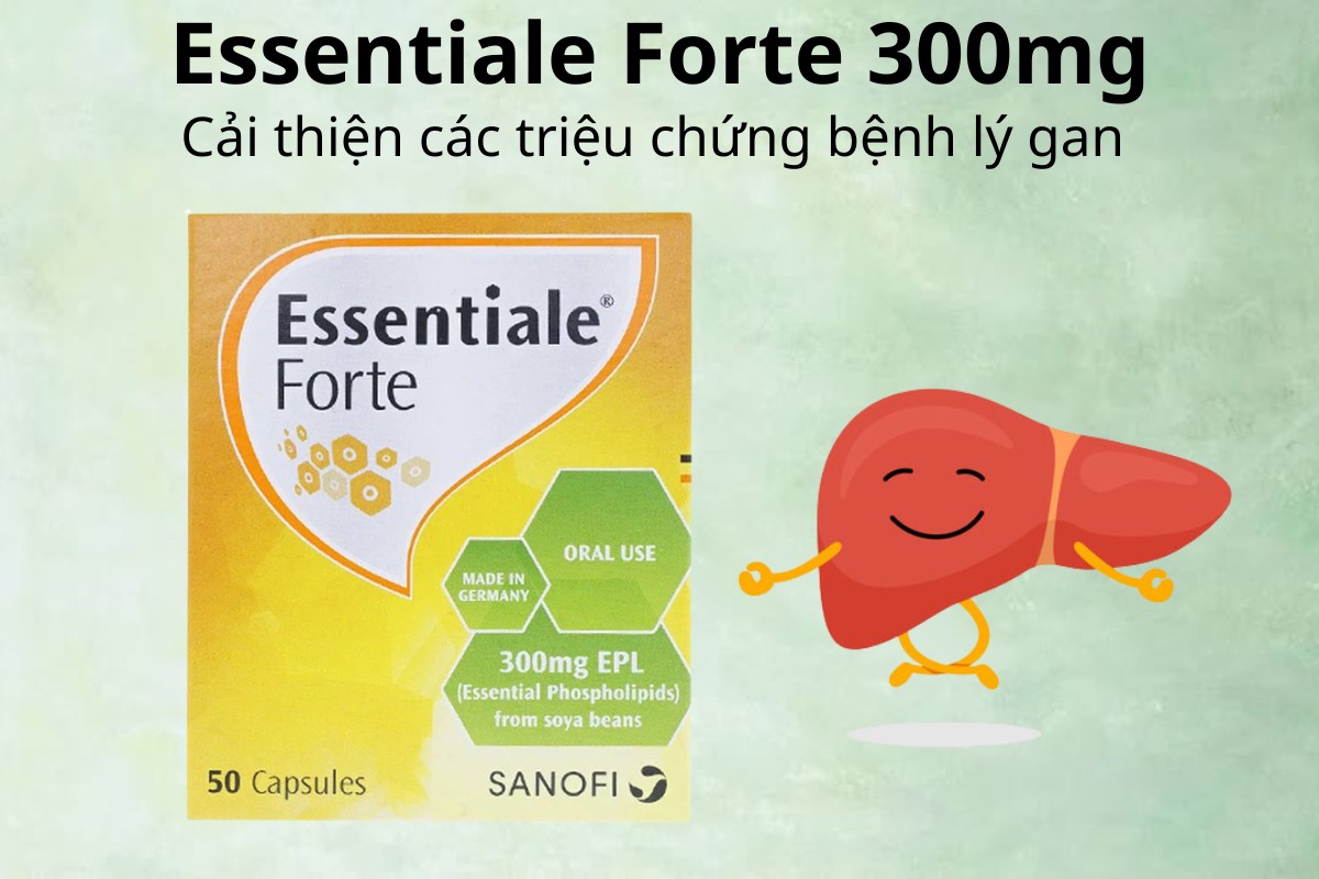 Essentiale Forte 300mg cải thiện các triệu chứng bệnh lý gan