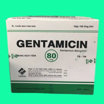 Gentamicin 80mg/2ml Vidipha