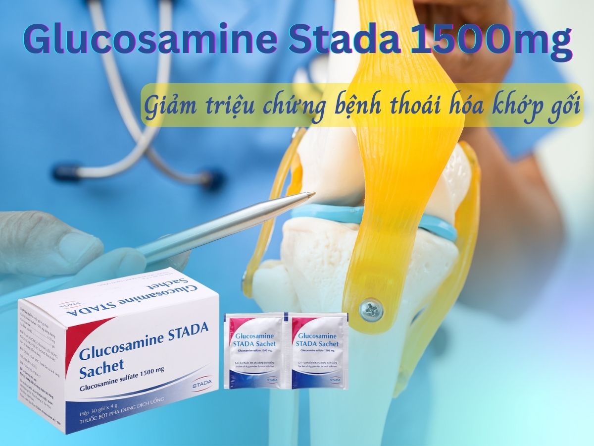 Glucosamine Stada Sachet 1500mg (dạng bột) 14 Glucosamine Stada 1500mg