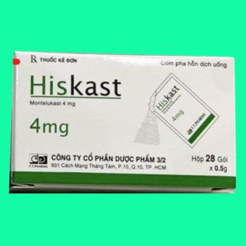 Thuốc Hiskast 4mg có tác dụng kiểm soát hen phế quản mạn tính