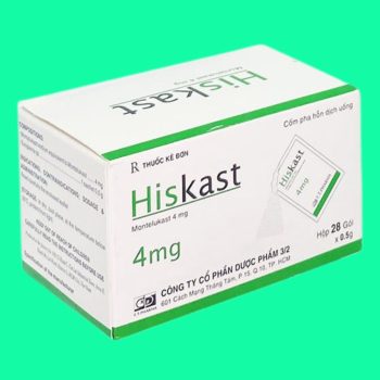 Thuốc Hiskast 4mg có tác dụng kiểm soát hen phế quản mạn tính