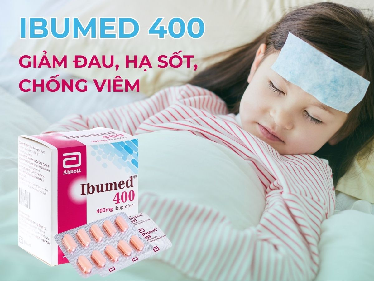 Thuốc Ibumed 400 - Giảm đau, hạ sốt, chống viêm