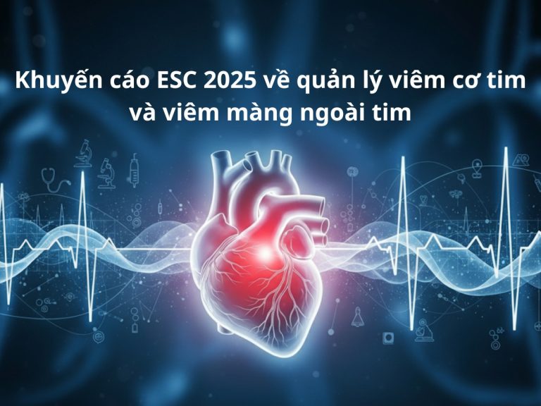 Khuyến cáo ESC 2025 về quản lý viêm cơ tim và viêm màng ngoài tim