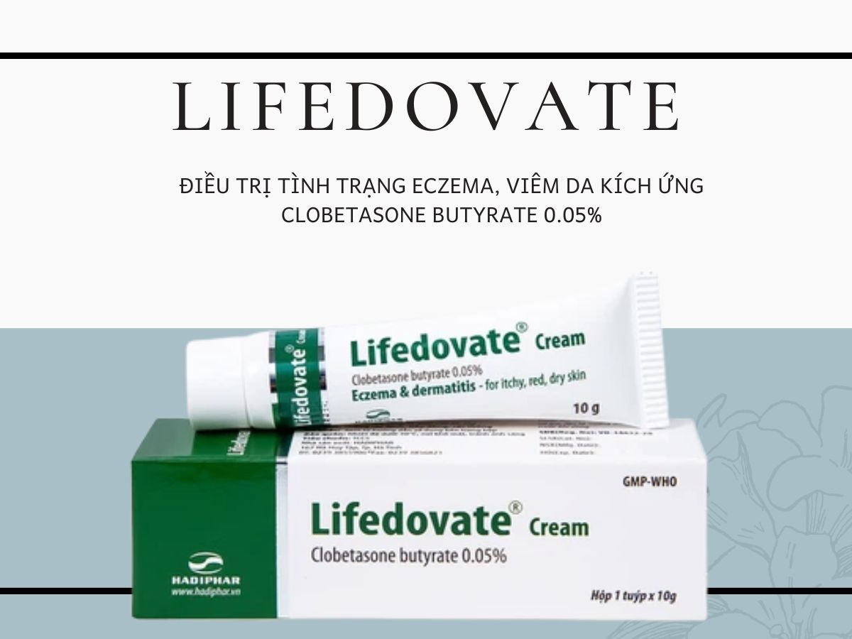Lifedovate 16 Lifedovate điều trị ngắn hạn tình trạng viêm da cơ địa