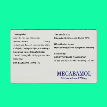 Mecabamol 750mg