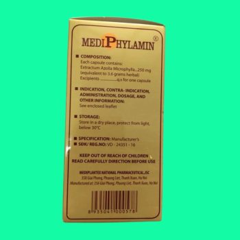 Mediphylamin 250mg