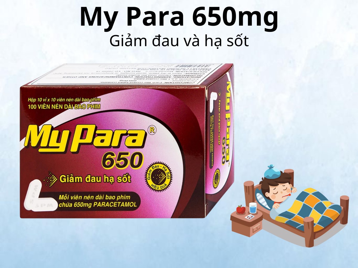 My Para 650mg giảm đau và hạ sốt