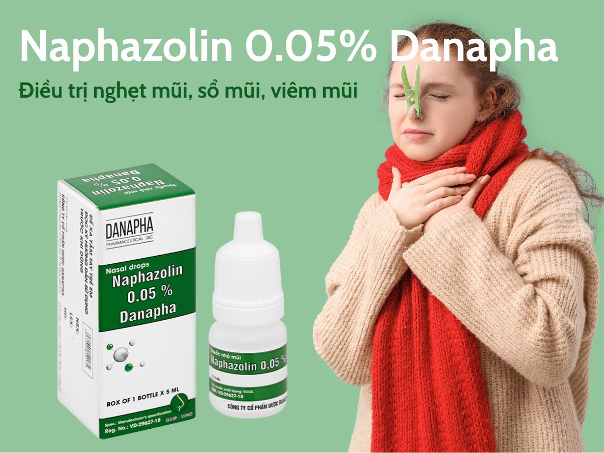 Naphazolin 0.05% Danapha