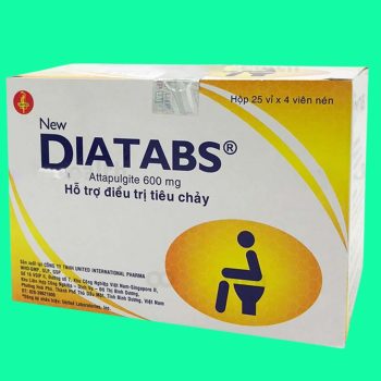 Thuốc New Diatabs 600mg có tác dụng điều trị triệu chứng tiêu chảy cấp hoặc mạn tính