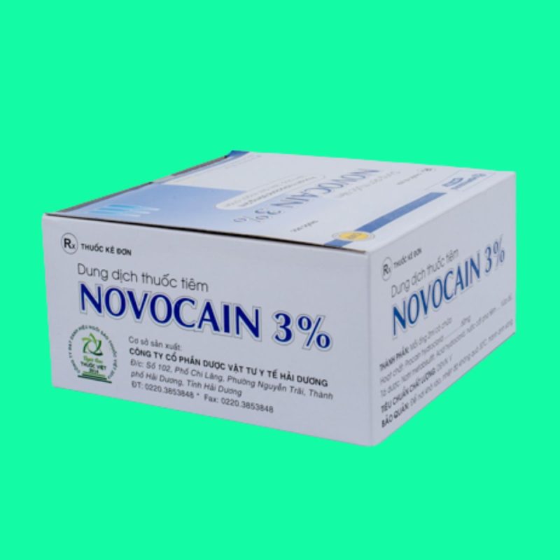 Novocain Thuốc Novocain 3% HDpharma có tác dụng gây tê trong thủ thuật