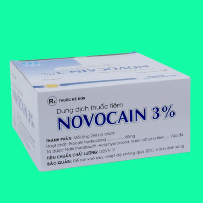 Novocain Thuốc Novocain 3% HDpharma có tác dụng gây tê trong thủ thuật