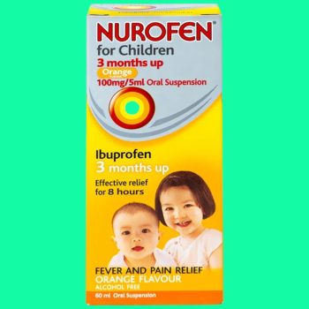 Thuốc Nurofen For Children có tác dụng hạ sốt và giảm đau nhẹ đến vừa