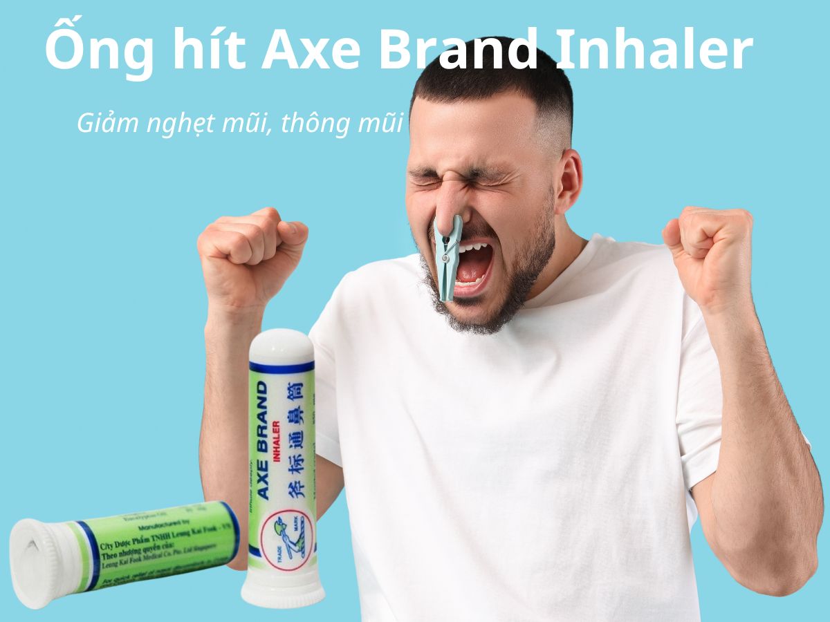 Ống hít Axe Brand Inhaler 10 Ống hít Axe Brand Inhaler
