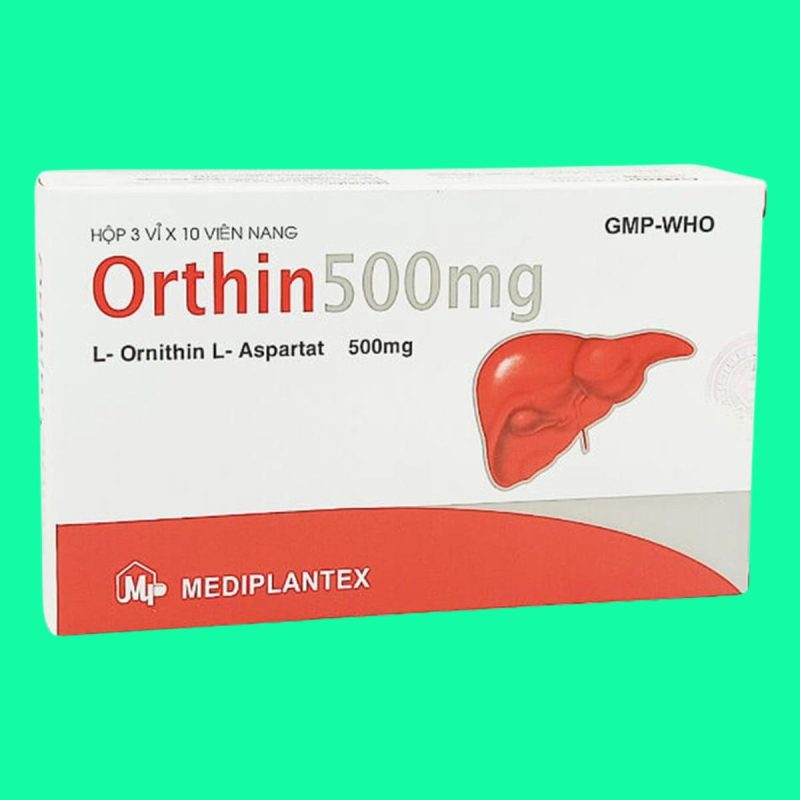 Thuốc Orthin 500mg hỗ trợ điều trị viêm gan cấp tính và mạn tính