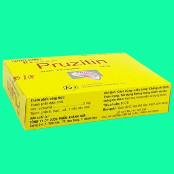Thuốc Pruzitin 5mg có tác dụng điều trị táo bón ngắn hạn