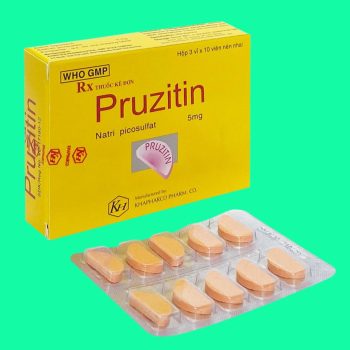 Thuốc Pruzitin 5mg có tác dụng điều trị táo bón ngắn hạn