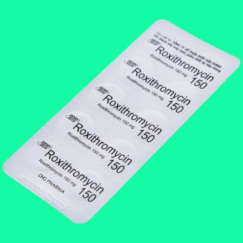 Thuốc Roxithromycin 150 DHG có tác dụng điều trị các nhiễm khuẩn nhạy cảm với thuốc