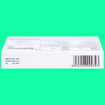 Thuốc Roxithromycin 150 DHG có tác dụng điều trị các nhiễm khuẩn nhạy cảm với thuốc