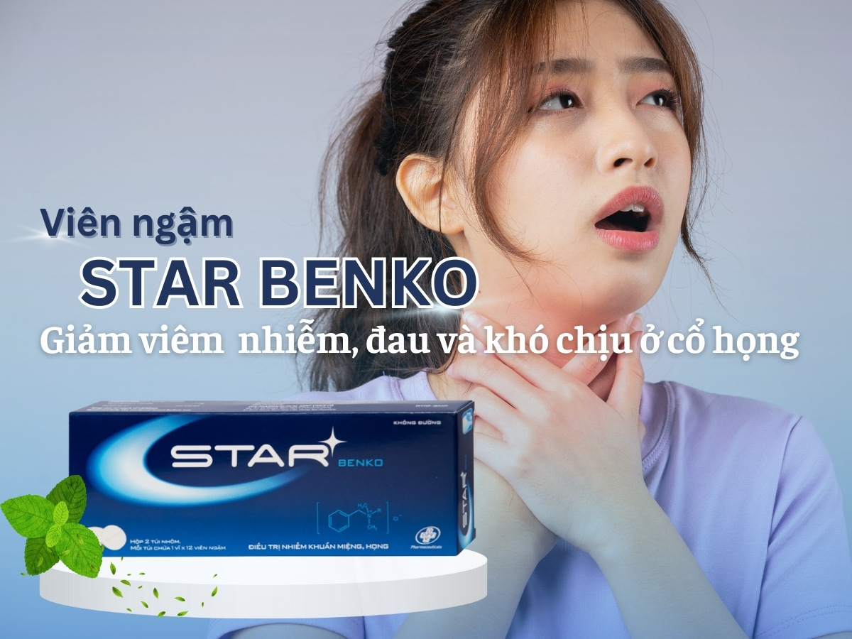 Viên ngậm Star Benko 15 Star Benko