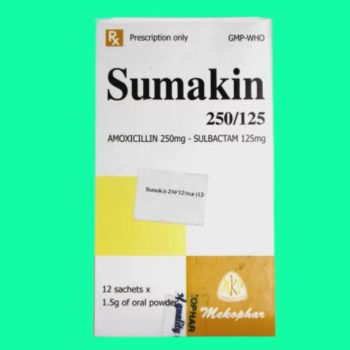 Thuốc Sumakin 250/125 có tác dụng điều trị các nhiễm khuẩn nhạy cảm với thuốc