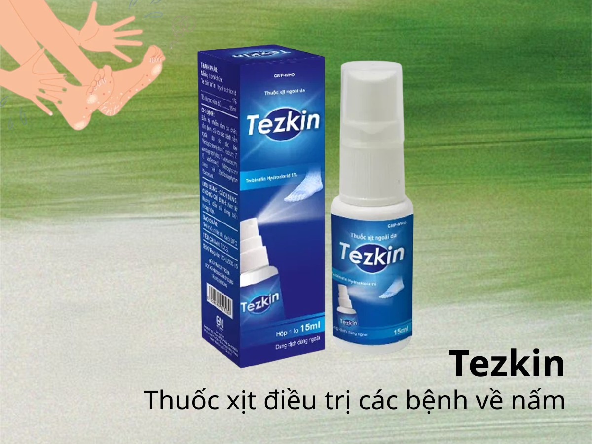 Tezkin thuốc xịt điều trị các bệnh về nấm