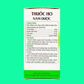 Thuốc ho Nam Dược