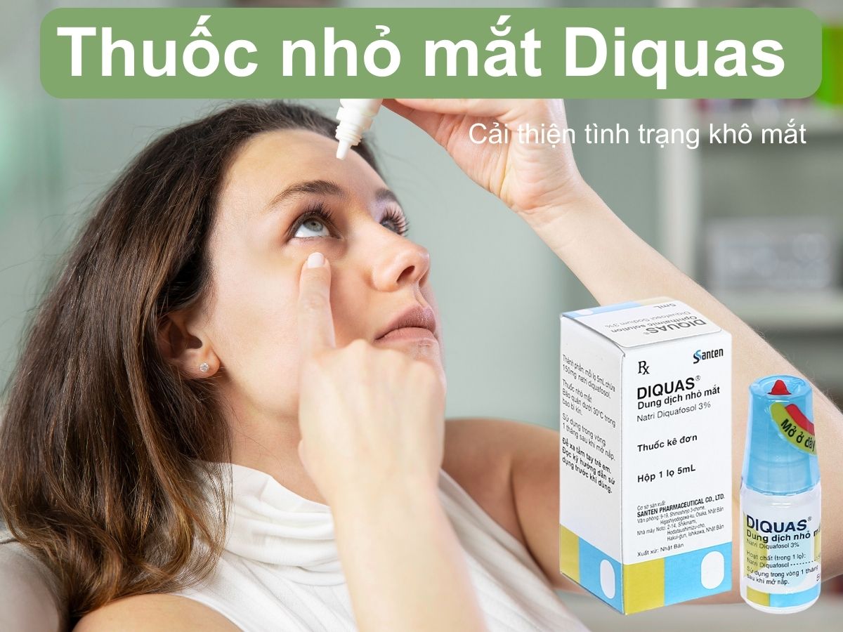 Thuốc nhỏ mắt Diquas