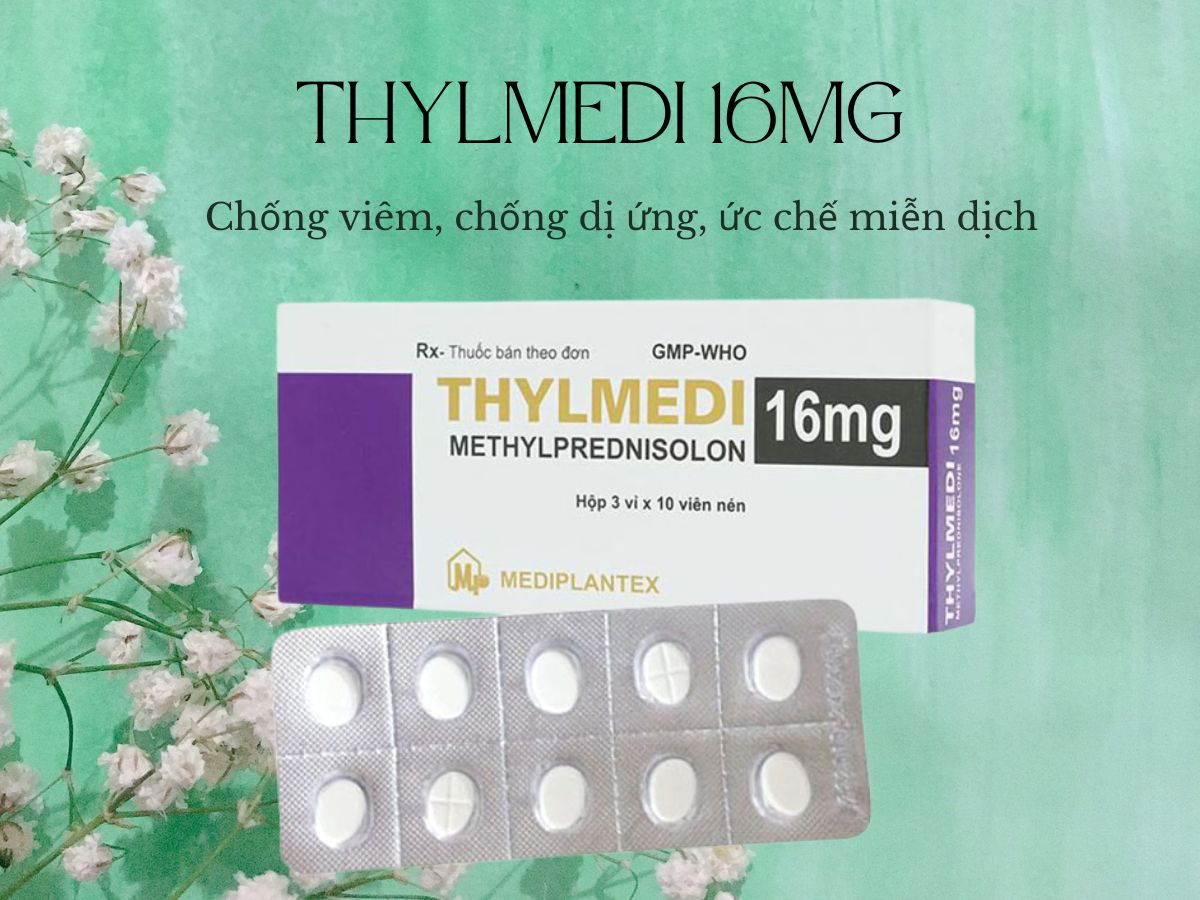 Thuốc Thylmedi 16mg điều trị tình trạng lupus ban đỏ hệ thống