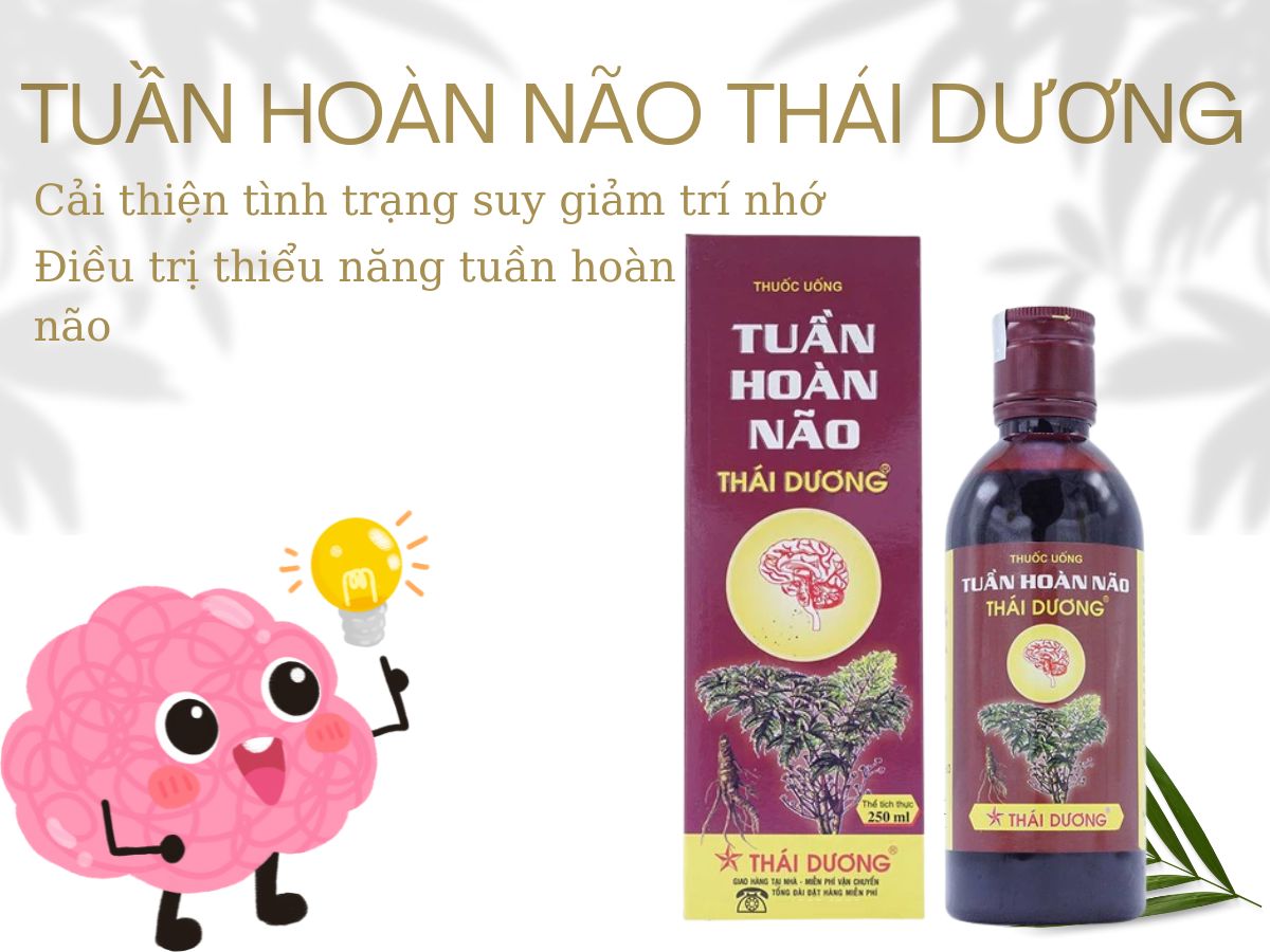 Tuần Hoàn Não Thái Dương cải thiện tình trạng suy giảm trí nhớ