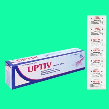 Viên đặt âm đạo Uptiv có tác dụng điều trị viêm âm đạo, nấm Candida