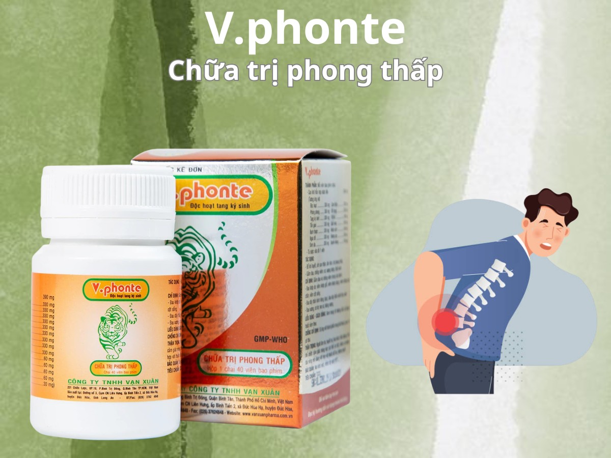 V.phonte chữa trị phong thấp