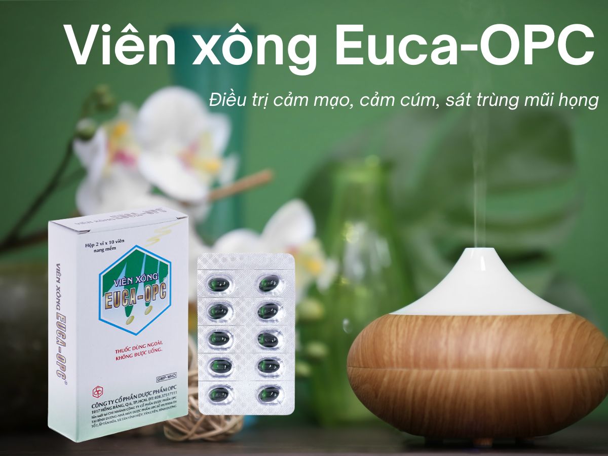 Viên xông Euca-OPC 15 Viên xông Euca-OPC