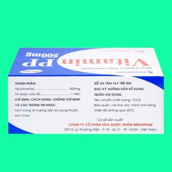 Vitamin PP 500mg Mekophar